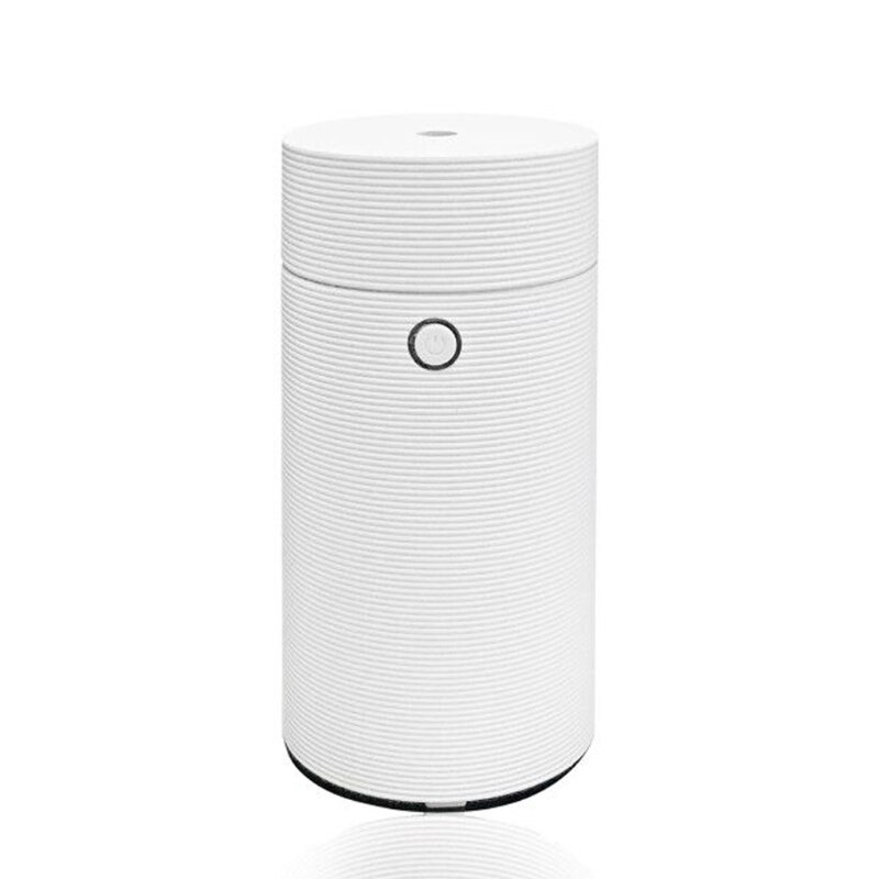 Portable Air Humidifier Diffuser Car Essential Oil Aroma Diffuser USB Cool Mist Maker Purifier Aromatherapy for Car Home: white-1