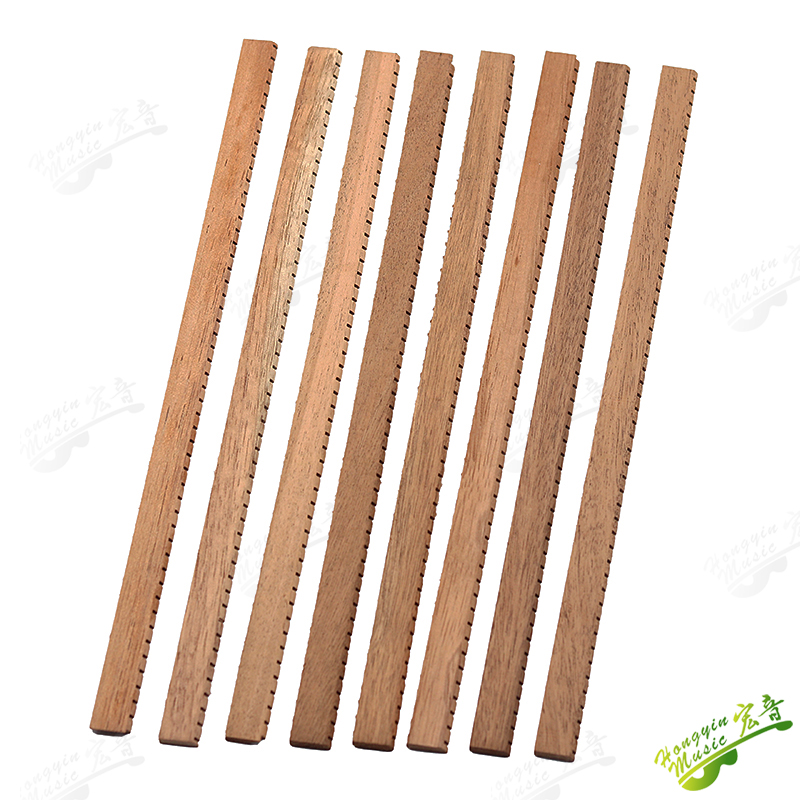 8 unids/set tira de encuadernación de guitarra dentro de caoba africana/Cedro muesca inversa forro de incrustación borde de guitarra embellecedor