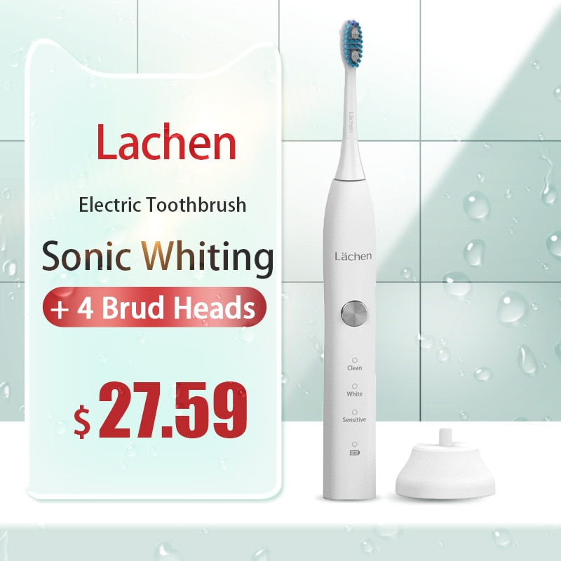 Lachen T5 Sonic Elektrische Tandenborstel IPX7 Waterdichte Sonic Snel Opladen Tandenborstel Van Au/De/Ons/Magazijn tanden 4 Kleuren