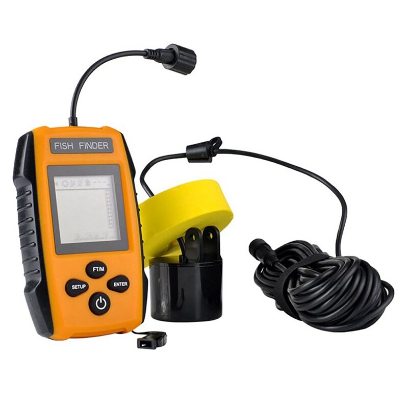 NEUE-Tragbare Fisch Finder Echolot 100M Sonar Lcd Echo Signalgeber Fishfinder Echolot Für Angeln Neue Kabel Sonar Fisch Finden: Ursprünglich Titel