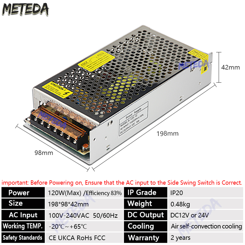 DC 12 V 24V zasilacz impulsowy 2A 3A 4A 5A 8A 10A 15A 20A 25A 30A 40A moc transformatora zasilacz 12 V V 220V robić 12 V AC-DC