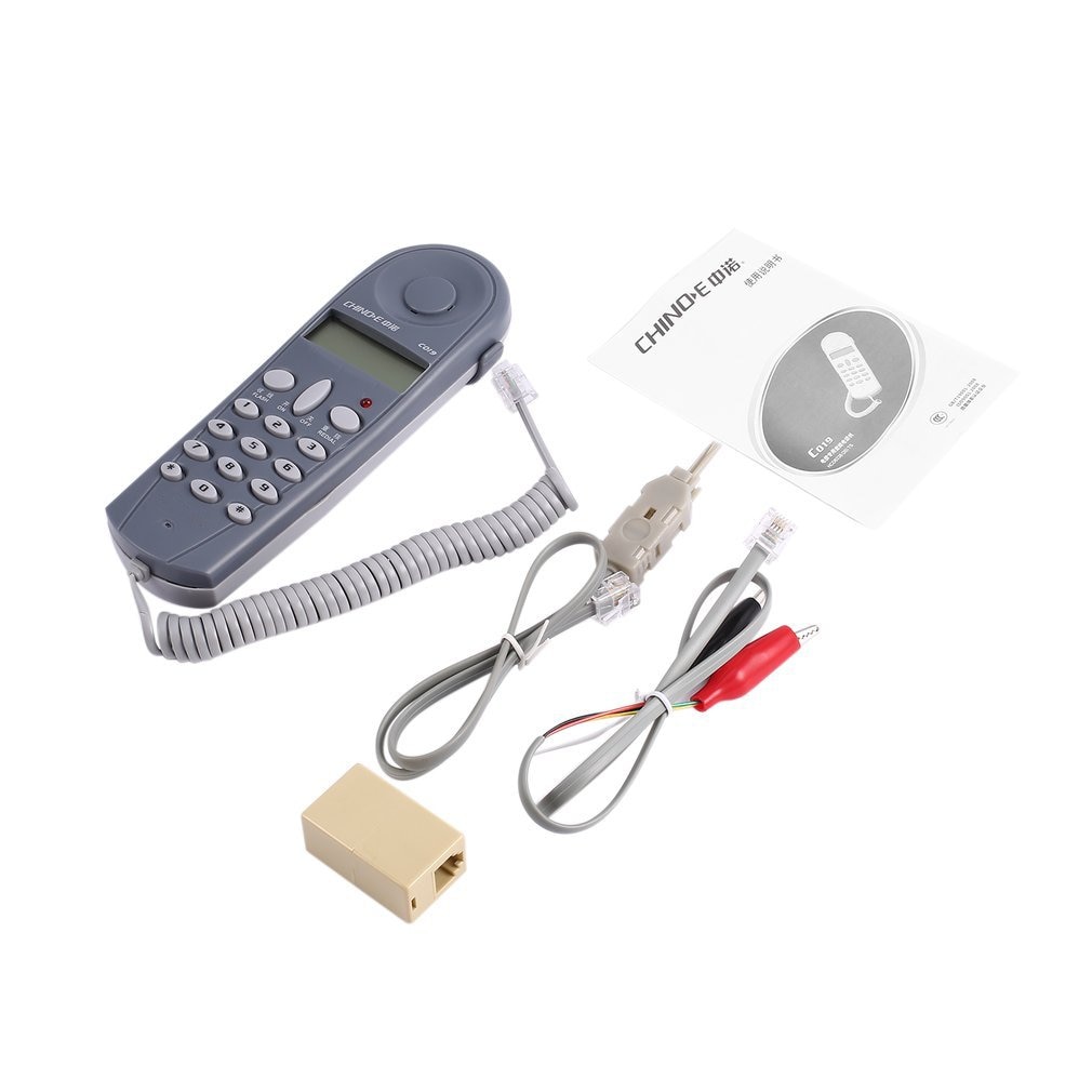 Telephone Phone Butt Test Tester Lineman Tool Cable Set Device Worldwide store