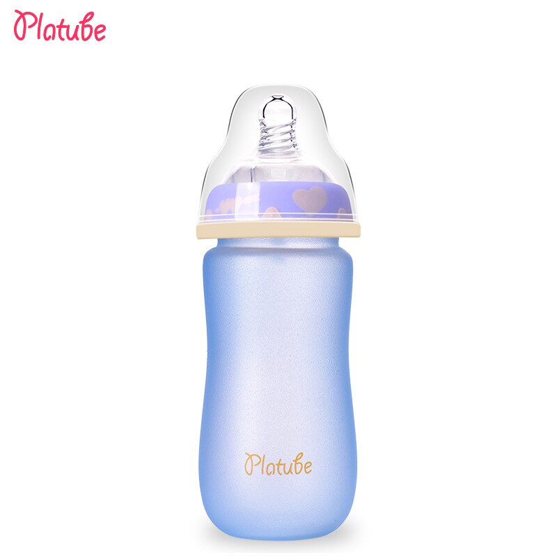 Water Fles Met Stro Babyflessen Pasgeboren Biberones Bebes Leuke Water Fles Babyvoeding Silicone Baby Fles Flessen Baby: C