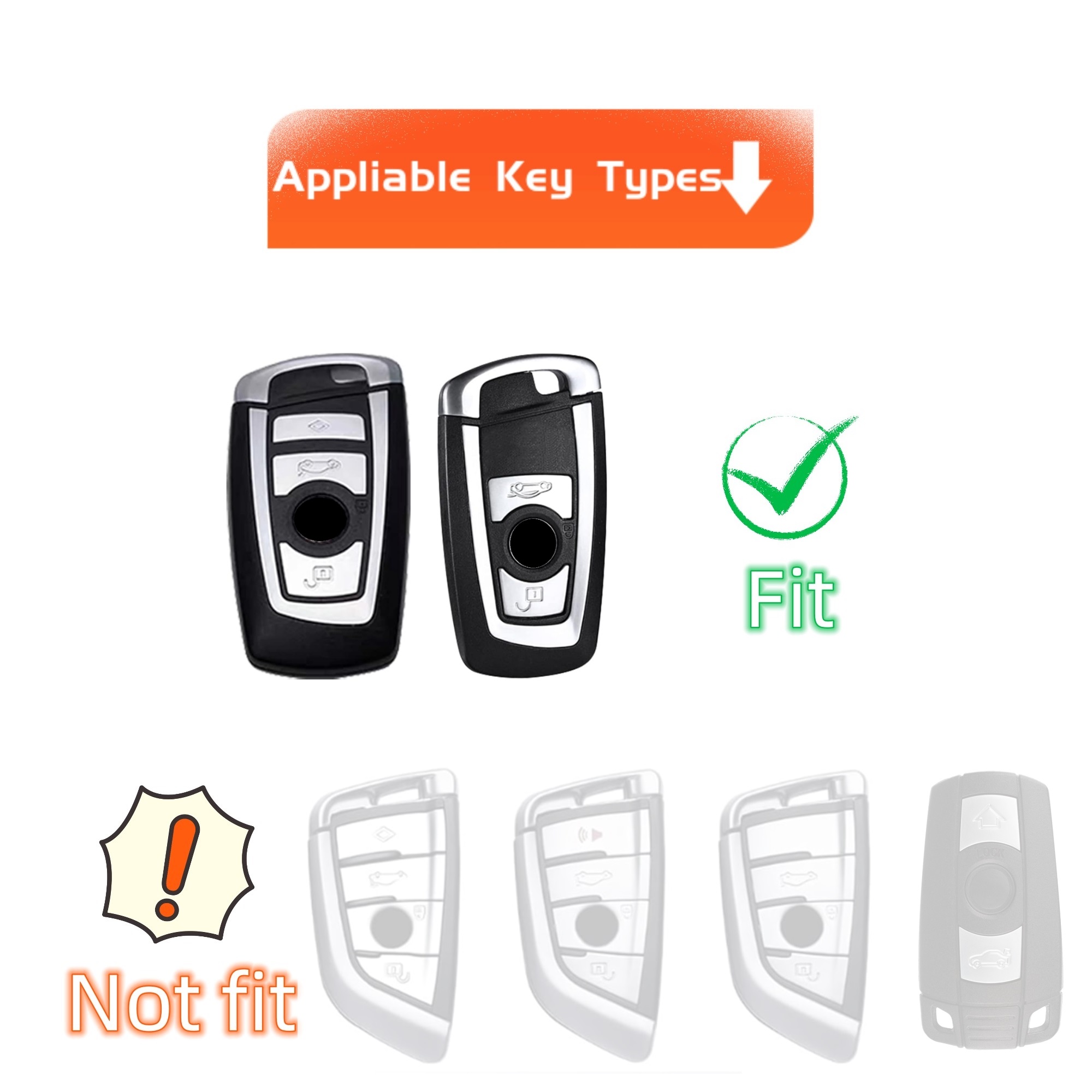 TPU Key Fob Cover with Keychain Lanyard for BMW 1 2 3 4 5 6 7 Series M5 M6 X3 X4 Keyless Accessories