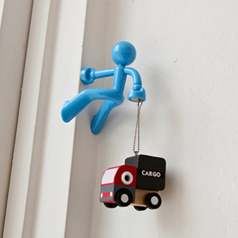 Wall-Klimmen Schurk Haak Sterke Magneet Voor In De Deur Opknoping Sleutelhanger Sterke Magnetische Koelkast Key Hold
