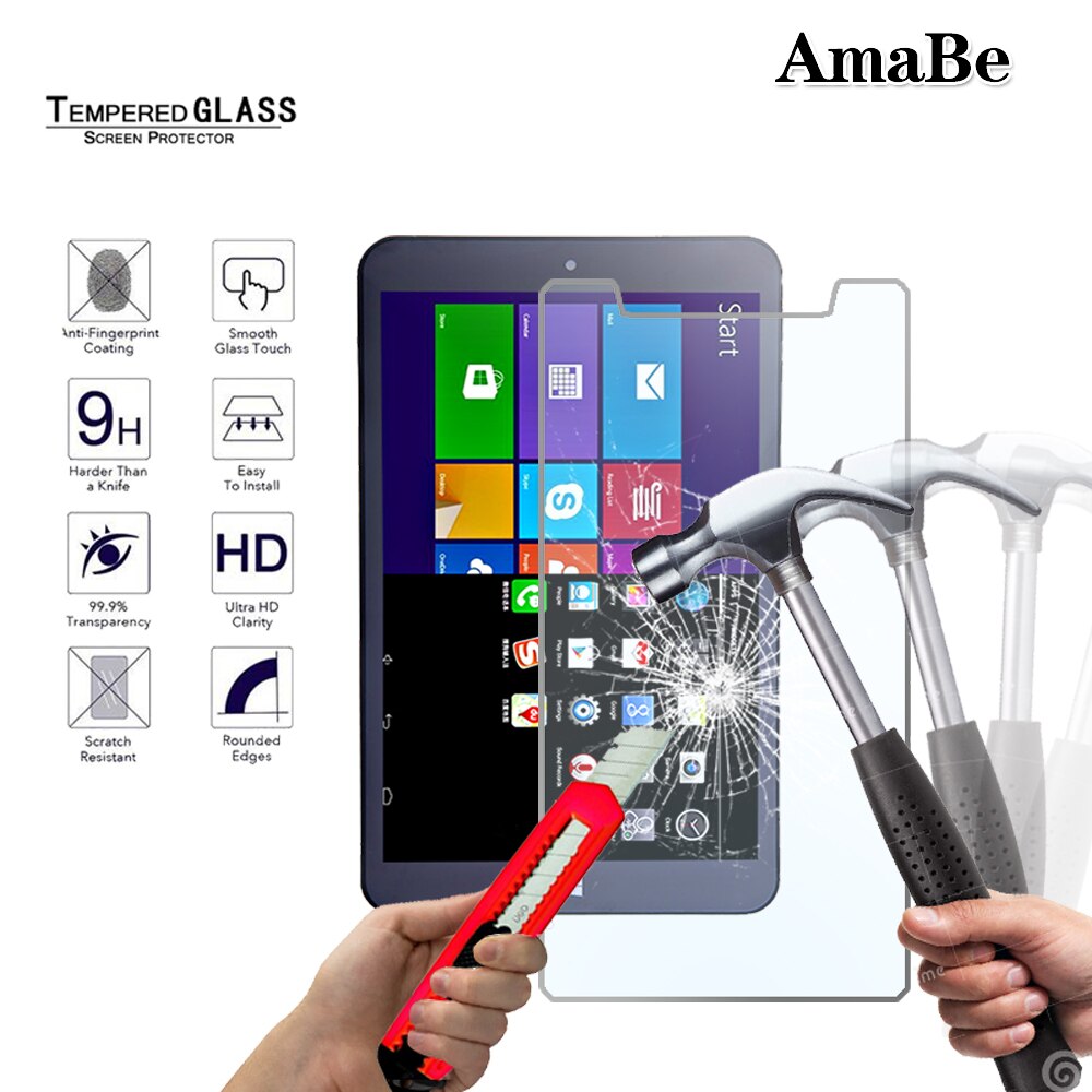 Høy klar skjermbeskytter beskyttelsesfilm for chuwi  hi8 pro 8.0 tommer  / hi8 / vi8 pluss  / vi8 nettbrett skjermbeskytter glass: Chuwi  vi8