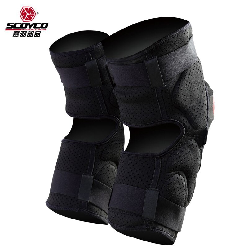 SCOYCO-rodilleras blandas para moto, protector de rodilla compatible con la CE, protector de rodilla para deporte común, esquí en nieve, patinaje