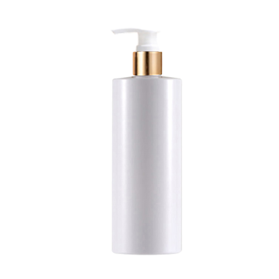 500ml bad flytende såpedispenser gjenbrukbar pumpeflaske sjampo balsam dusjsåpe flaske lotion oppbevaringsbeholder: Lys gul
