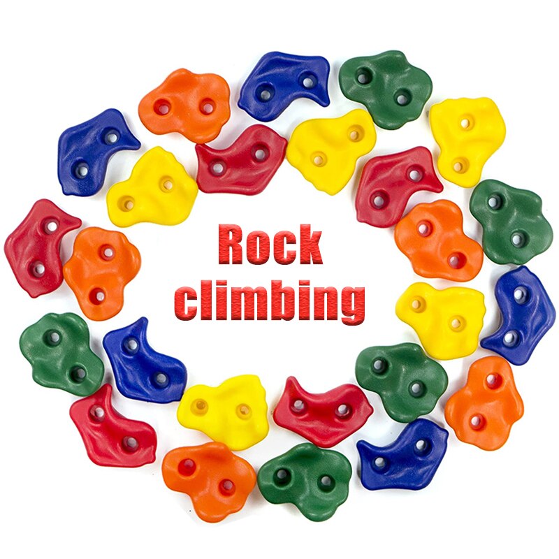 10 Teile/satz freundlicher Kletterwand Hält freundlicher Holz Zauberstab Klettern Steine Spielzeug Art Spielplatz Spiel Hand Füße Halten Griff Bausatz