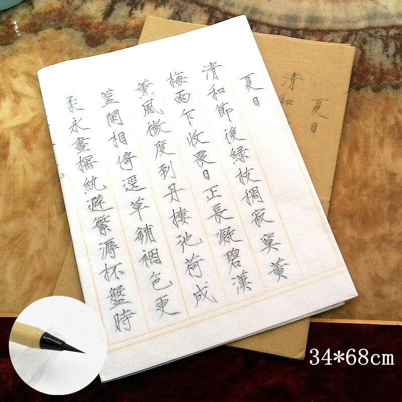 Copybook Chinese Brush Calligraphy Copybook Song Huizong Calligraphy Art Copybook Calligraphy Tracing Xuan Paper Shoujinti