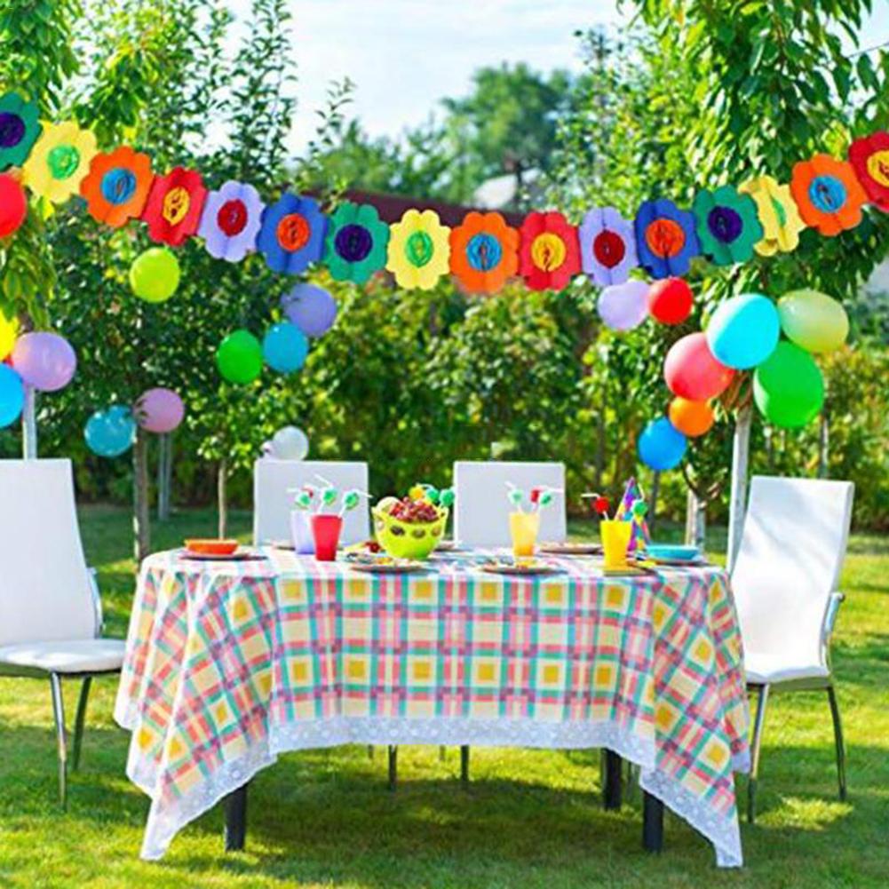 3 Meter Banner Papier Guirlande Vlaggen Kunstmatige Banner Gelukkige Verjaardag Wedding Party Favor Baby Shower Gordijn Decoratie Benodigdheden