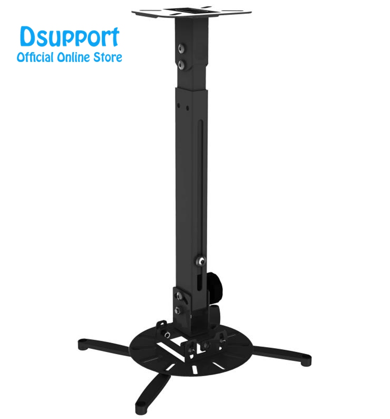 Wall ceiling dual use Mount Full Motion Retractable Universal Projector Hanger Bracket Loading 15 kgs