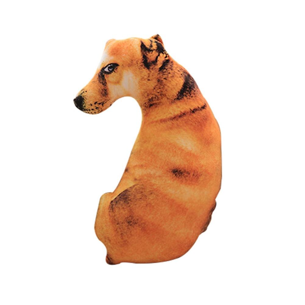 Innovativ 50cm 3d plys legetøj simuleret pude pude til hundeform