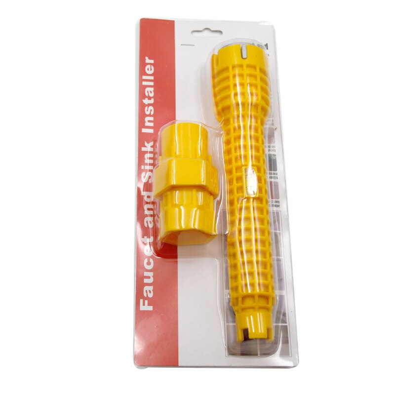 18 In 1 Opvouwbare Water Waterpomptang Double End Wastafel Bodem Tang Mouw Badkamer Kraan Gootsteen Installatie En Onderhoud Tool: YE