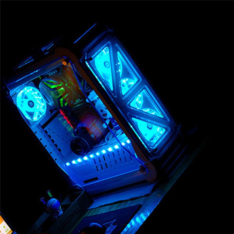 120mm 15 led ultra hiljainen tietokone pc kotelo tuuletin 15 lediä 12v kuminen hiljainen molex liitin 3 / 4 pin plug tuulettimet jäähdytin