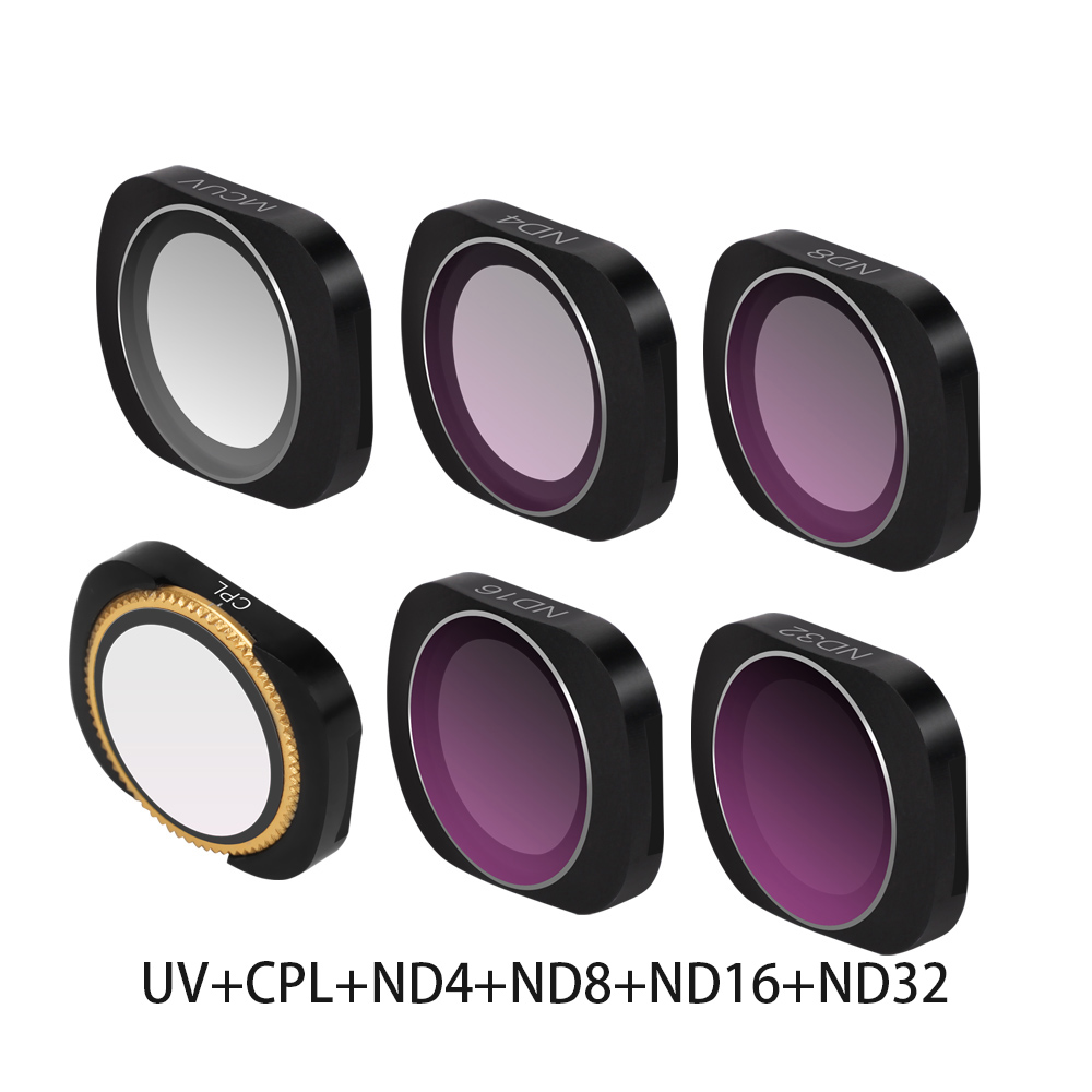 DJI Pocket 2 Filter MCUV CPL NDPL ND64-PL ND32-PL ND4 ND8 Camera Lens Filter Kit for DJI OSMO POCKET Gimbal Accessories: Red