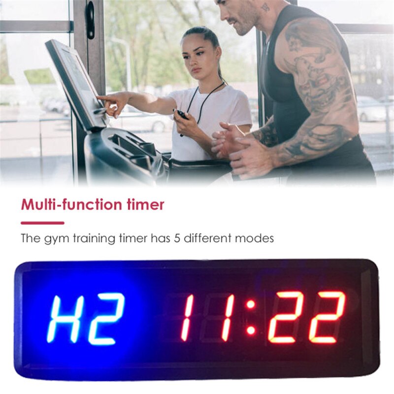 Led Crossfit Timer Garage Timer Sport Training Klok Gym Tabata Timer Fitness Gym Timer Interval Timer Stopwatch Afstandsbediening