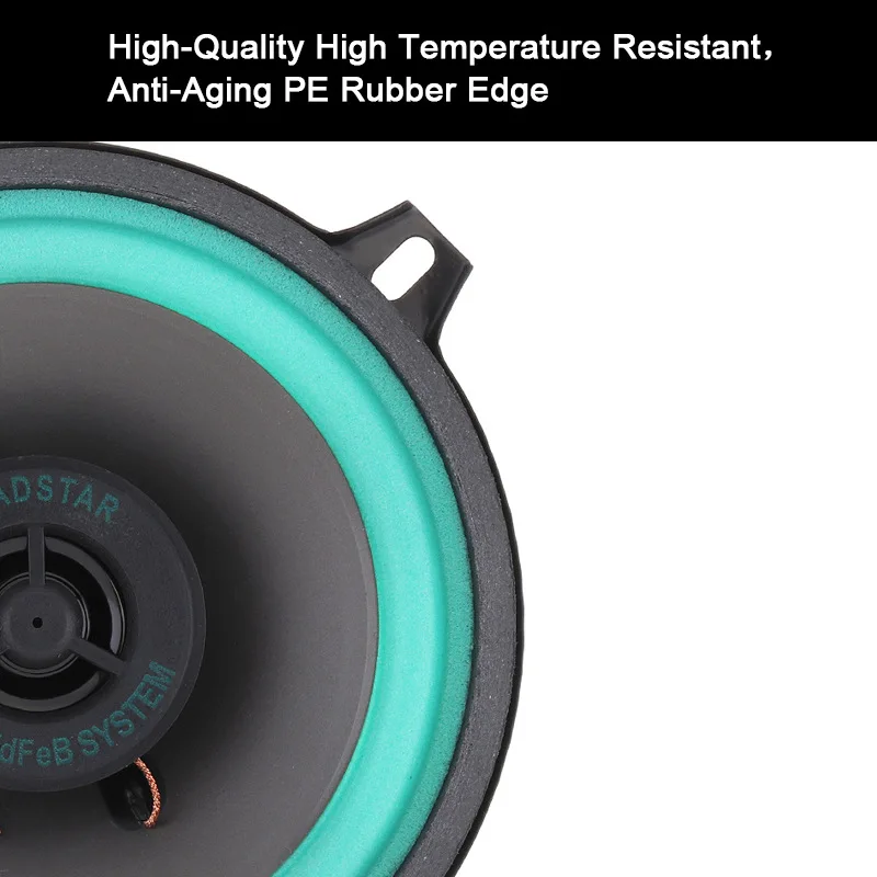 4/5/6.5 tuuman auton kaiuttimet hifi-koaksiaalinen subwoofer universaali auton äänimusiikki täyden äänialueen taajuusalueen auton stereokaiutin