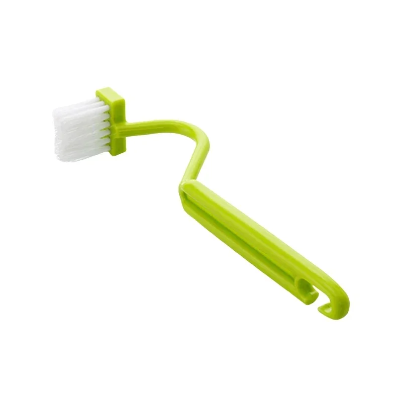 Multifunctionele toiletreinigingsborstel S-vorm Draagbare WC-schrobmachine Gebogen buighandgreep aan de zijkant Hoekhandgreep Gebogen borstel: XL / Sky Blue