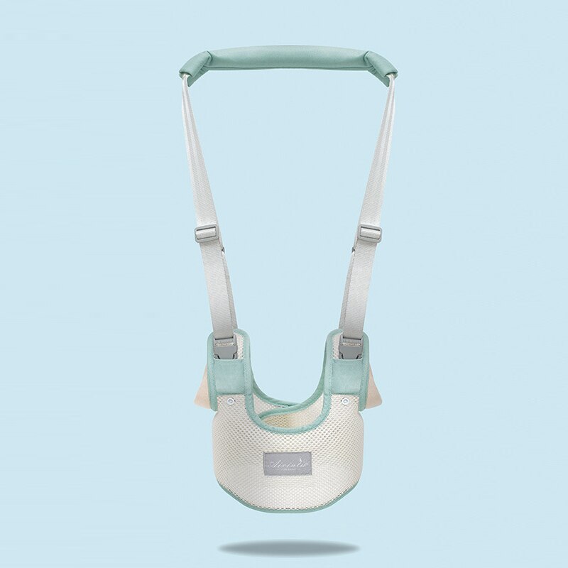 Baby Learning Walking Training Safe Keeper Toddler Harness Backpack Leash Stand Up Strap Breathable Cotton Belt Safety Reins: Green