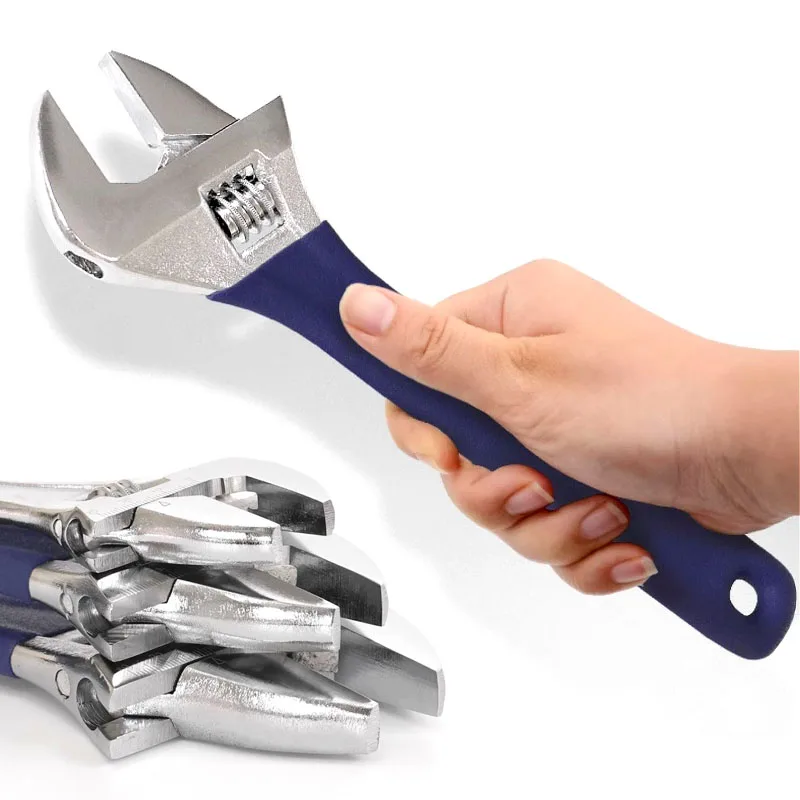 Verstelbare Engelse sleutel Multifunctionele universele sleutel Pocket Monkey Panner Grote opening Mechanische werkplaats Handreparatietool