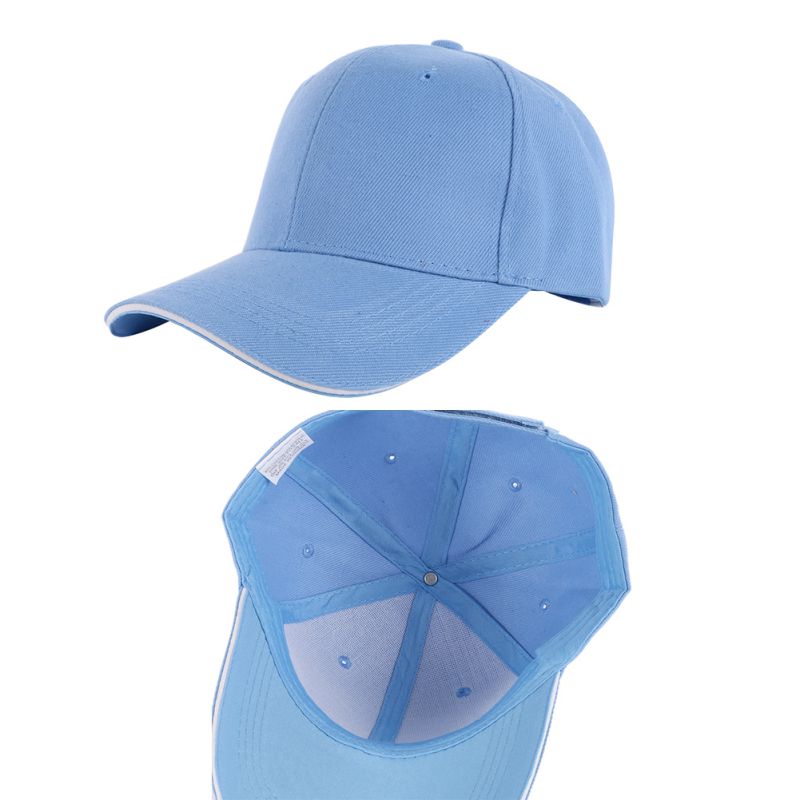 Tennis Cap Sports Baseball Cap Brim Hook Sunscreen Breathable Cap Loop Fastener Cotton Hat Adult Sportswear Accessories *