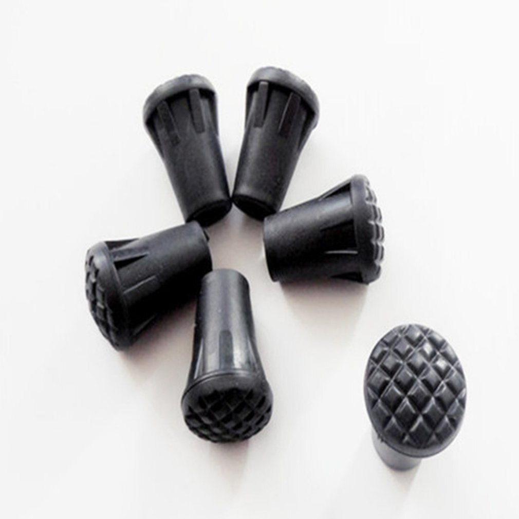 Trekking Pole Accessories Foot Cover Round Head Stick Tip Protection Set Separate Rubber 30cm Mountain-climbing