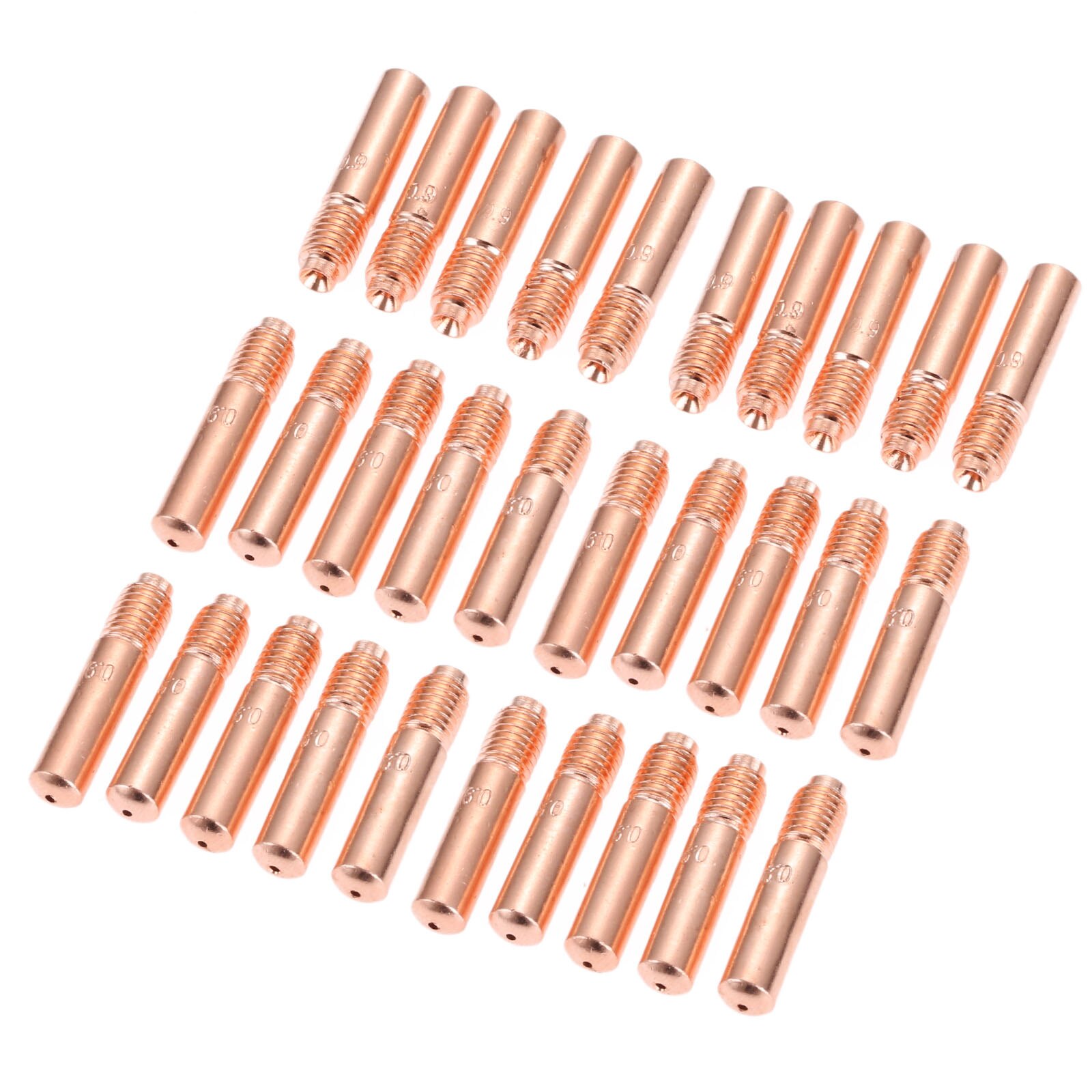 30Pcs .035" 000 068 MIG Contact Tips Tubes Fit for Miller M10 M15 M25 M40 000068