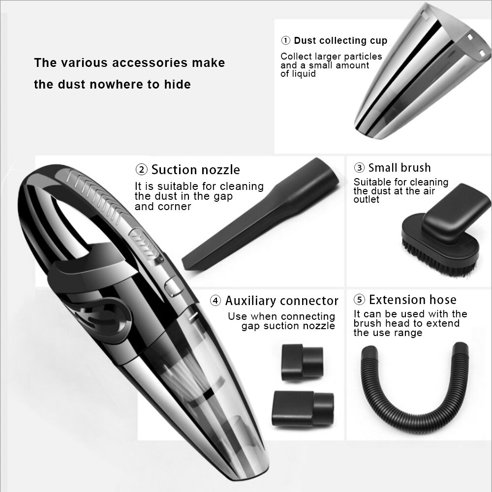 Wireless Vacuum Cleaner For Car Vacuum Cleaner Wireless Vacuum Cleaner Car Handheld Vaccum Cleaners Power Suction