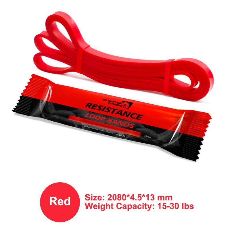 Bandas elásticas de estiramiento para ejercicio, 208cm, asistencia para entrenamiento físico, Pilates, entrenamiento en casa: 1pcs Red band