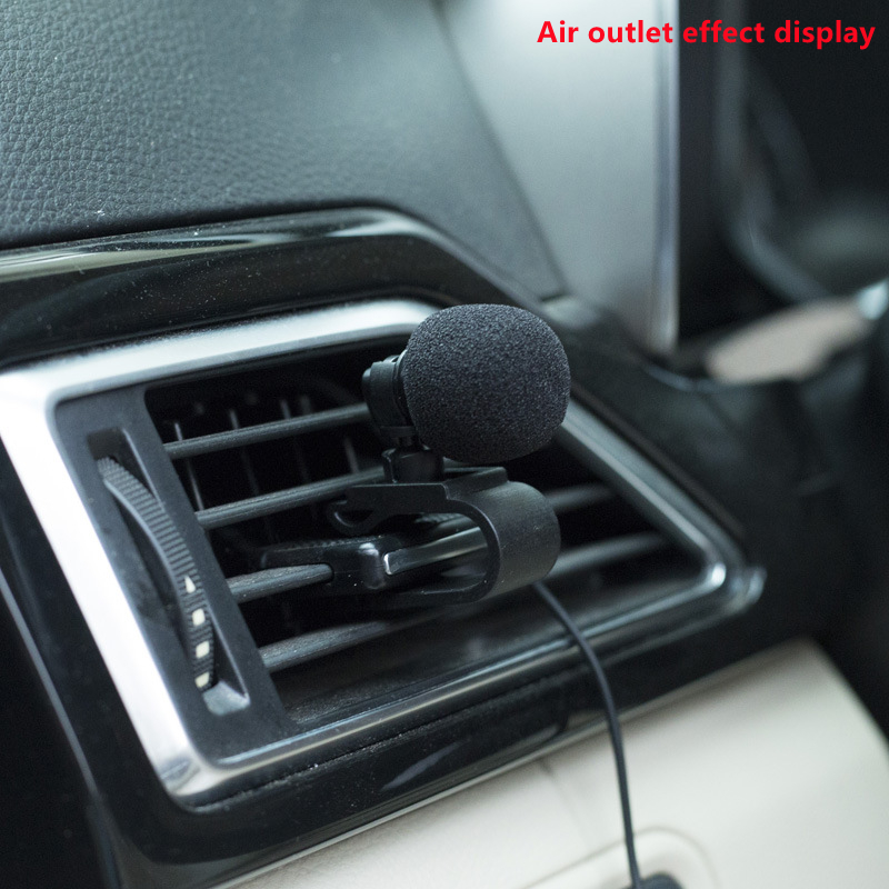 Car Navigation External Condenser Microphone Positioning Intercom Sticky Recording Home Studio Sound Direct Equipment 3.5mm Plug