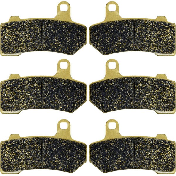 Voor harley davidson flhx street glide motorfiets remblokken voor en achter