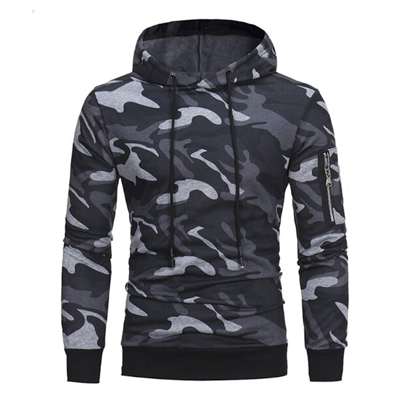 Sudadera con capucha de camuflaje para hombre, ropa deportiva de talla grande, chándal para gimnasio, entrenamiento de Fitness, sudadera de ejercicio, deporte al aire libre, novedad de primavera