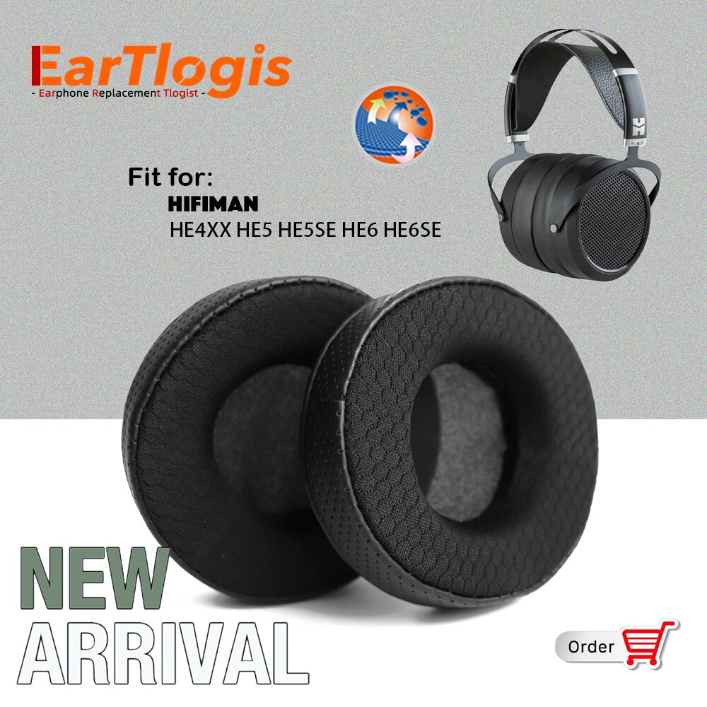 Almohadillas de repuesto para auriculares HIFIMAN HE4XX, HE5, HE5SE, HE6, HE6SE, novedad