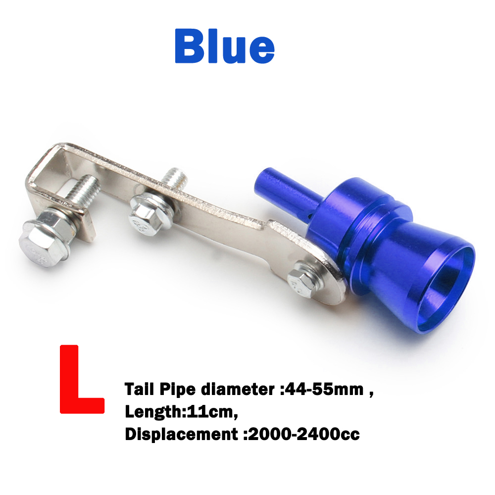 1 stk. turbofløjte universal turboudstødningsfløjte, lydforstærker passer til de fleste biler, sedaner og lastbiler: Grøn