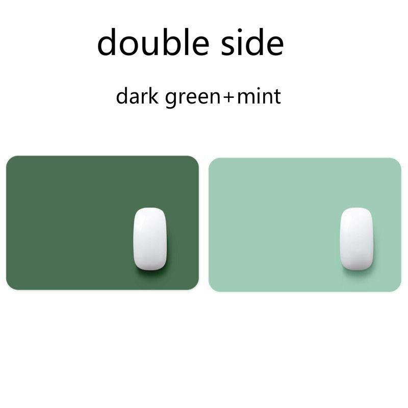 21X25Cm Muismat Mini Waterdichte Pu Lederen Deskpad Leuke Bureau Matten Laptop Muis Mat Toetsenbord Desktop Protector kantoorbenodigdheden: 21x25cm C