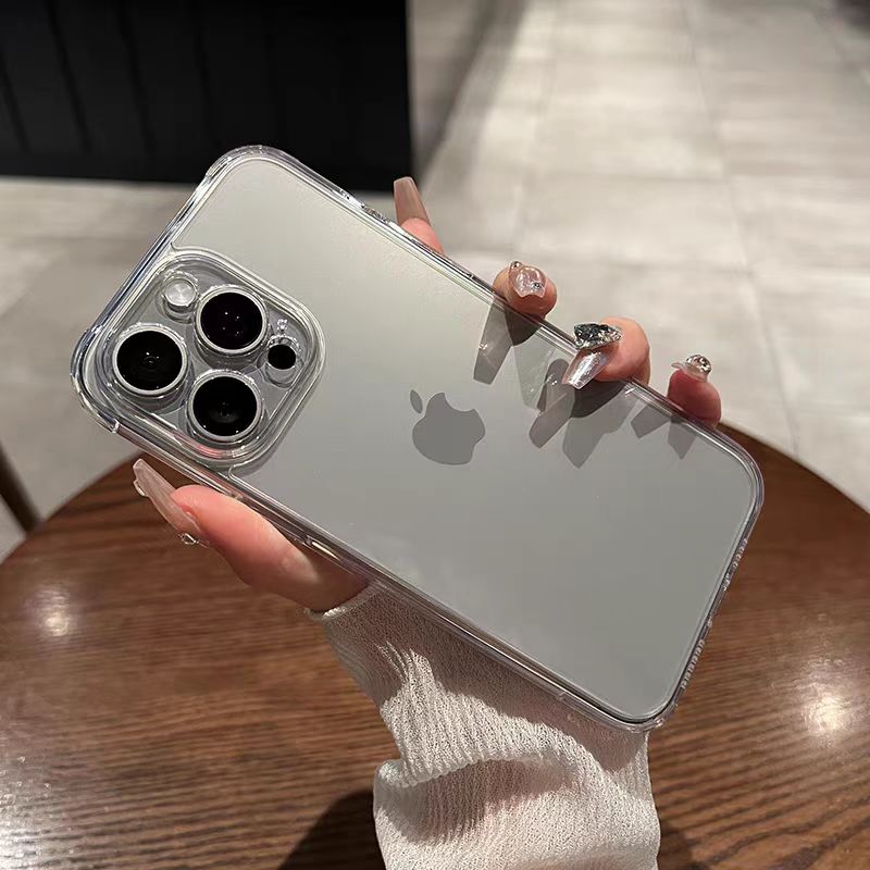 Étui de protection Transparent de couleur unie pour Realme 14 13 12 11 10 9 Pro Plus 5G 14X 8 C75 C67 C65 C63 C53 C55 GT6 6T