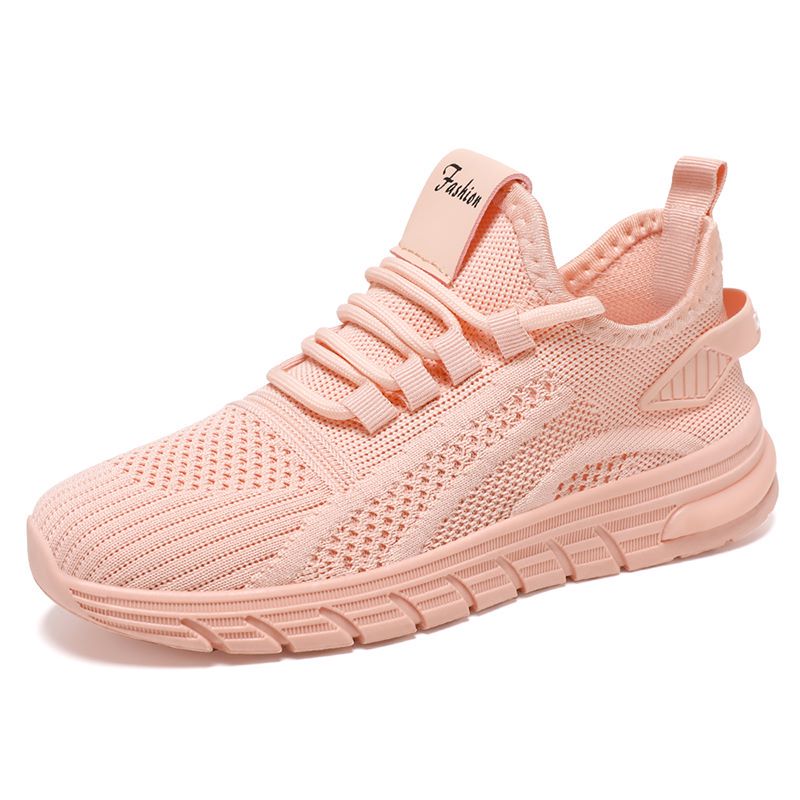 Kvinders afslappede sneakers snørebånd gymnastiksko vulkaniserede sko hvide damefodtøj åndbare gåsko i mesh flade sko træningssko