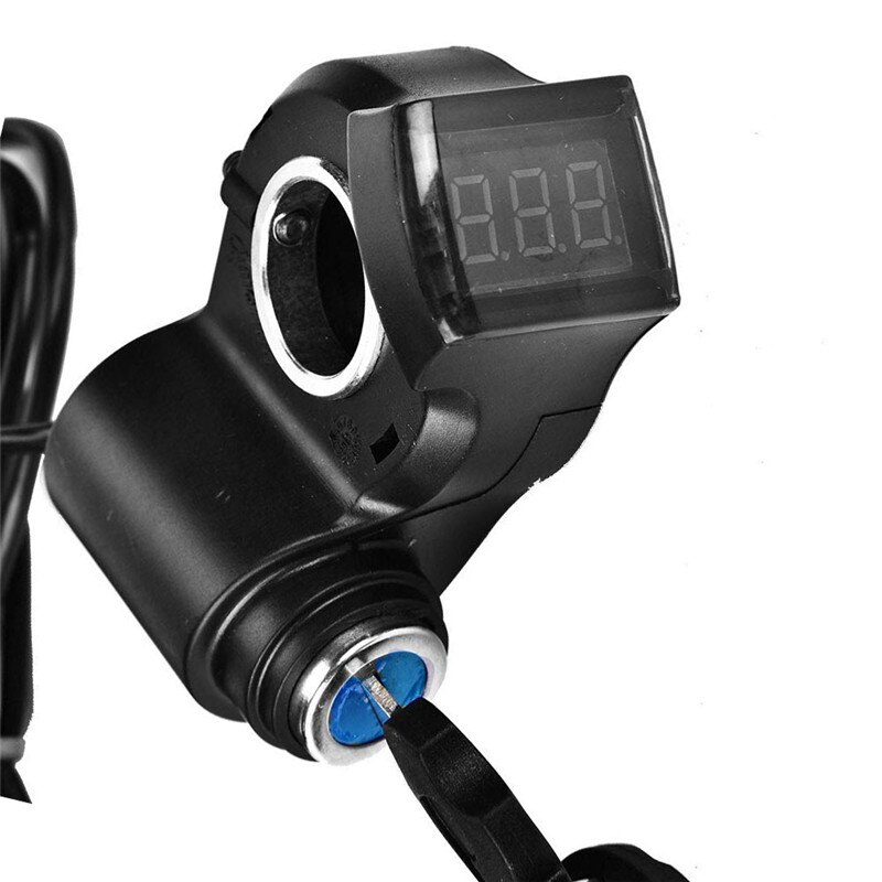Droppinship E-bike Gashendel met LCD Display Elektrische Scooter Stuur Zwart Throttle Grips