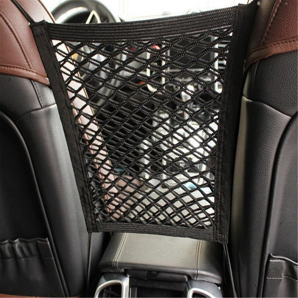 Organizador Almacenamiento de respaldo de asiento de malla de red para KIA Ceed Rio k3 k5 Forte Sorento Sportage R Hyundai SOLARIS Verna IX25 IX35 IX45