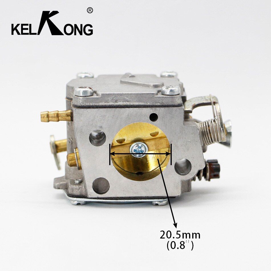 KELKONG-carburador de gasolina para motosierra, compatible con HUSQVARNA 61, 268, 266, 272 XP, 20mm: Default Title