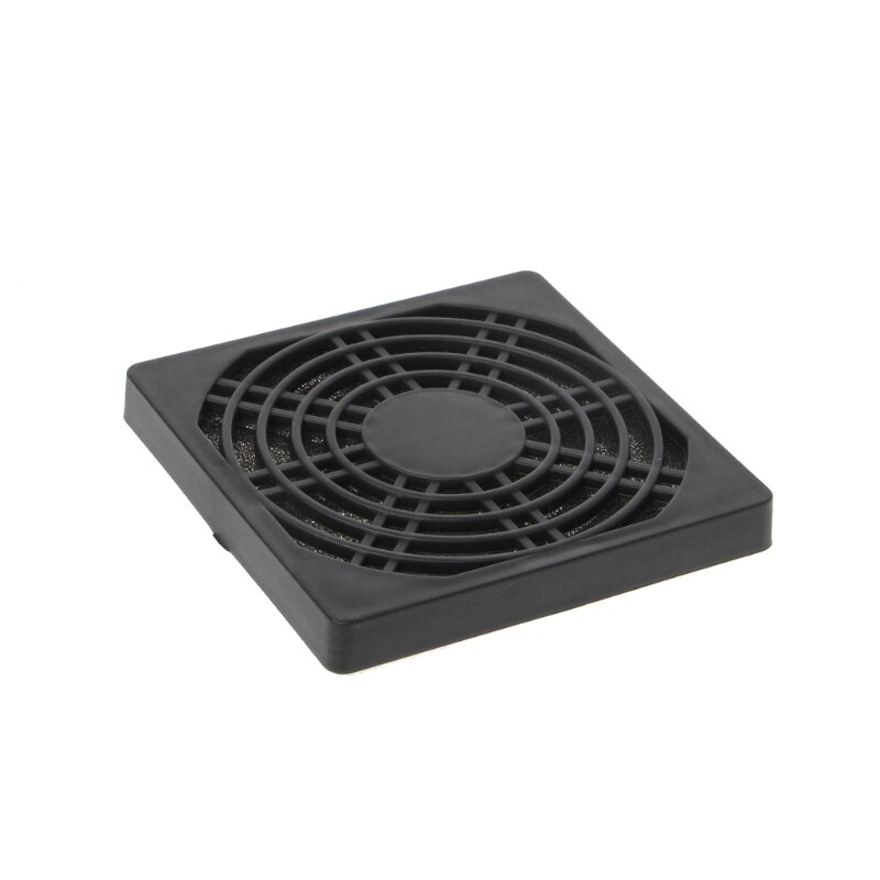 80mm plast støvtæt kabinet dæksel ventilator støvtæt filter vagt til computer pc
