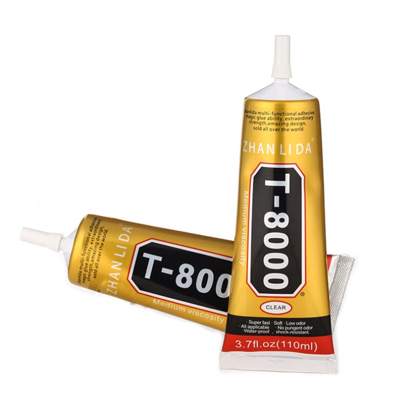 T8000 110 ML/50 ML/15 ML Super strass colle adhésif pour bijoux artisanat téléphone LCD cadre pare-chocs T-8000 bricolage outil