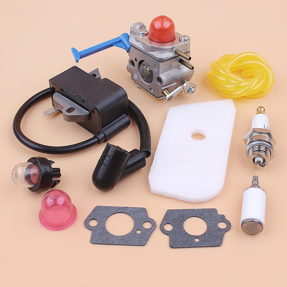 Carburetor Ignition Coil Kit for HUSQVARNA 125C 125E 125L 128C 128LD 128R Brushcutters Trimmer Spares Zama C1Q-W31B, C1Q-W40A