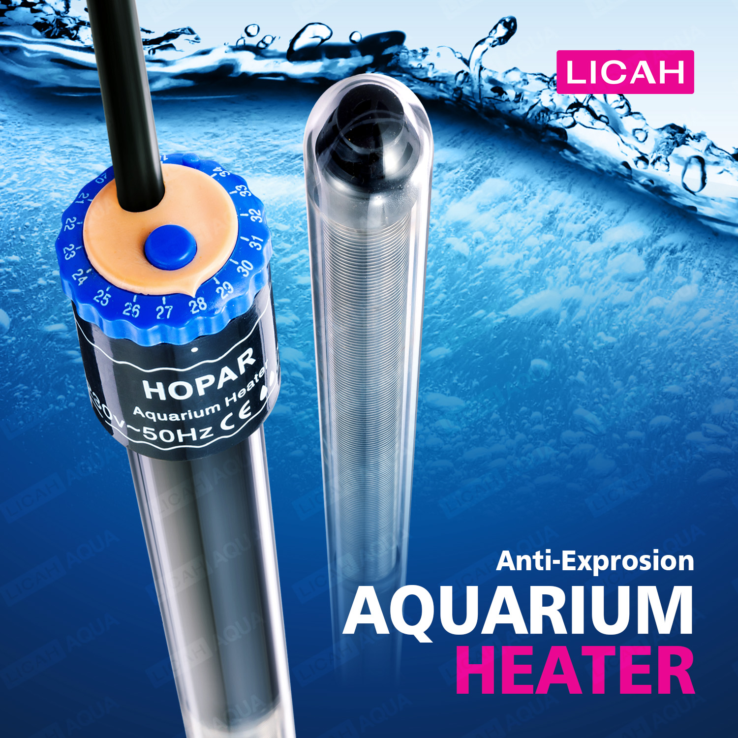 Anti-Explosie Aquarium Heater Onder Water