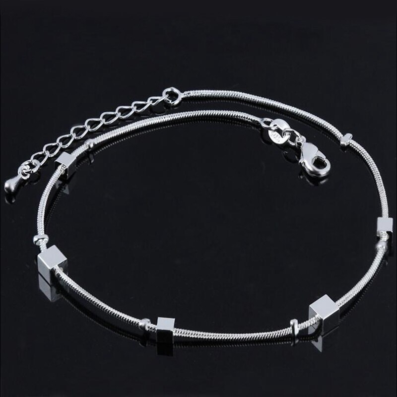 Silver Bohemian Anklet Beach Foot Jewelry Leg Chain Butterfly Dragonfly Anklets For Women Barefoot Sandals Ankle Bracelet feet: S03849