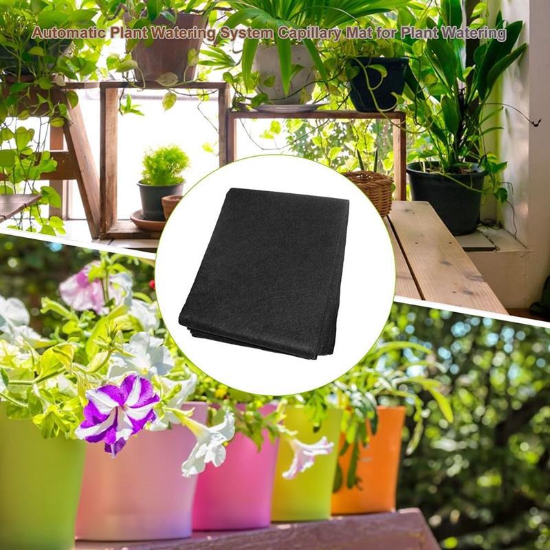 Capillary Mat Plant Watering System - 1x12m Automatic Watering Cloth For Lawns & Gardens