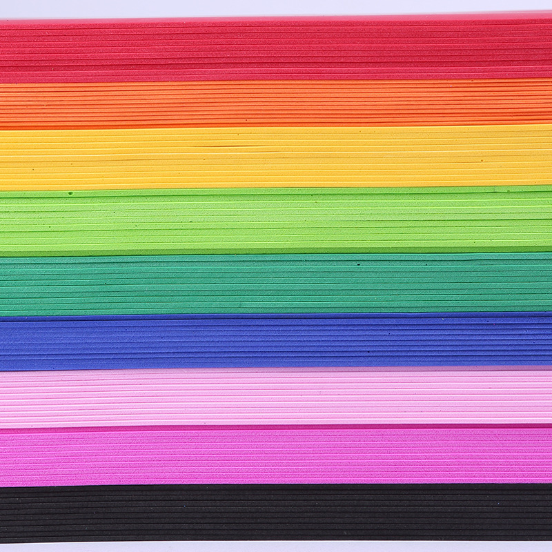 10pcs/set 20x30cm 2mm Colorful Eva Foam Sponge Paper Sheet NO Glue Scrapbooking Crafts Diy Christmas Handicraft