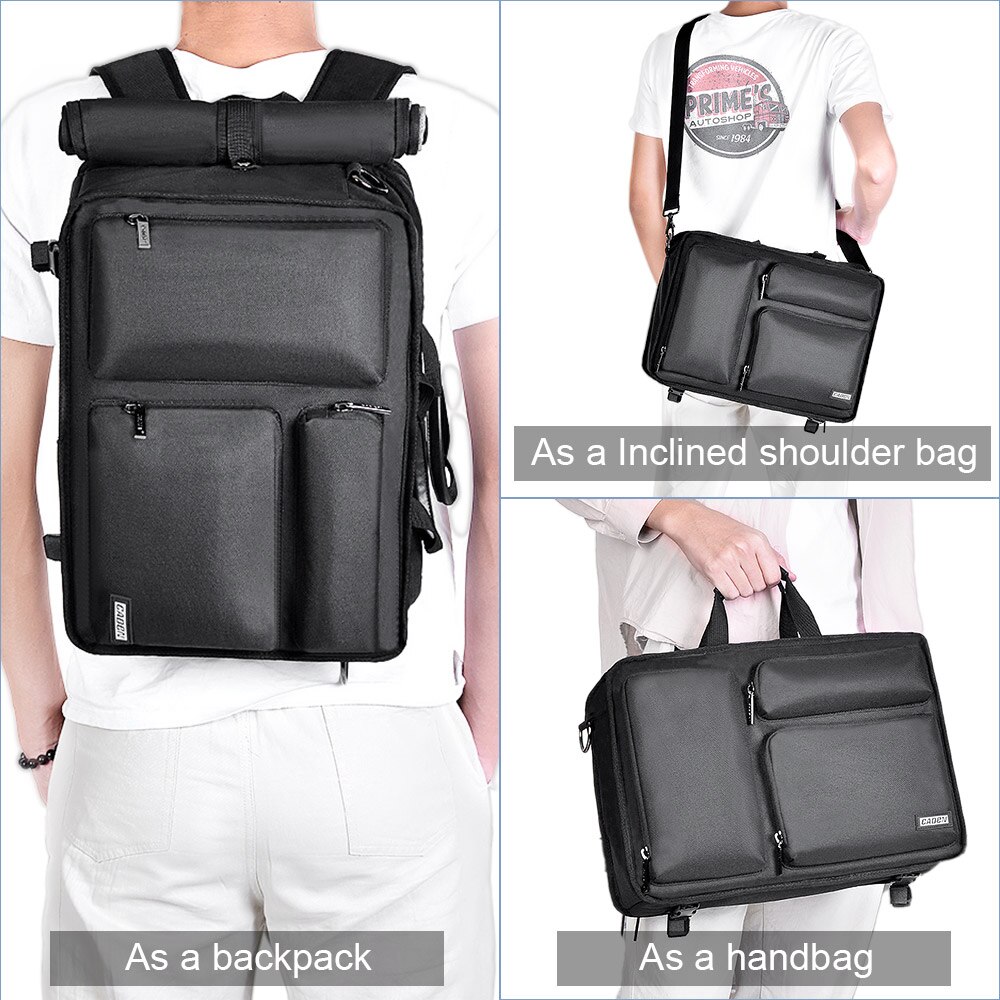 CADeN-mochila para cámara de fotos, bolso de hombro impermeable, suave, grande, para Nikon, Canon, Sony, DSLR