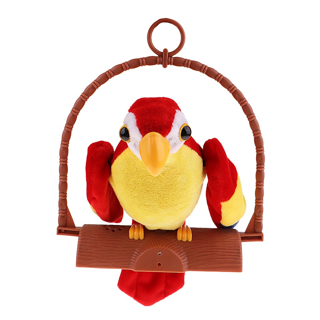 Cute Talking Talk Parrot Imitates & Repeats What You Say Funny Toy